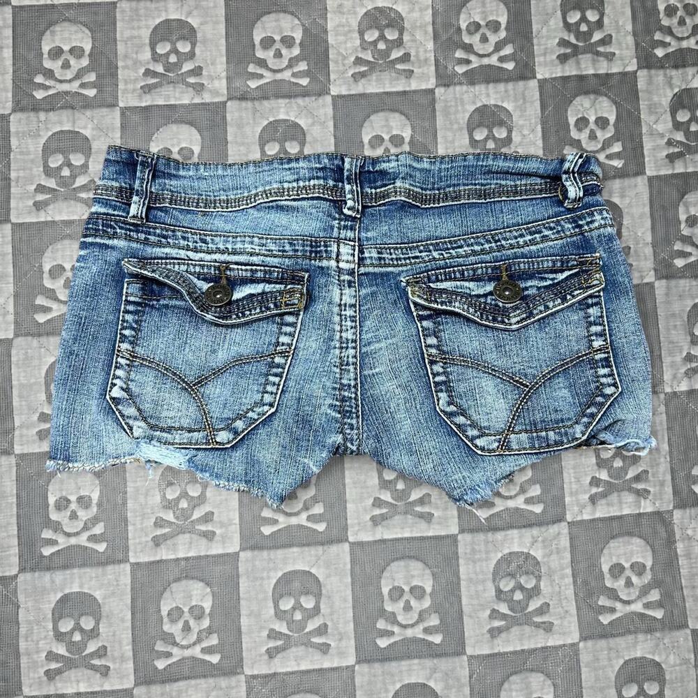 Y2k low rise blue denim